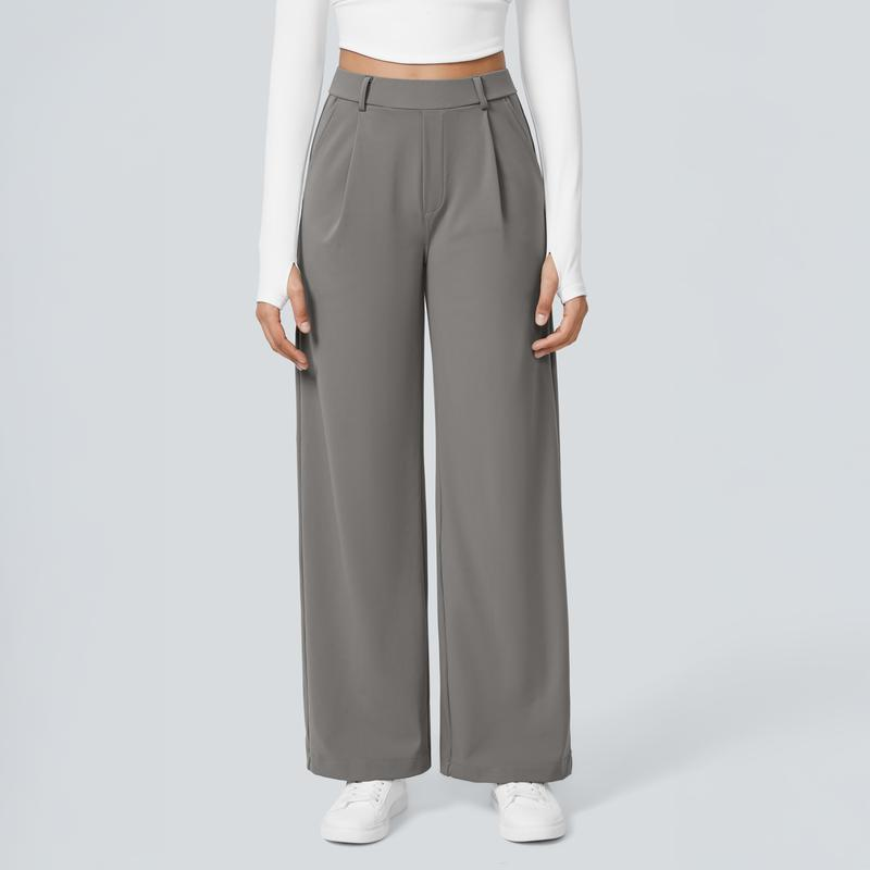 Effortless Halara Elegance Wide-Leg Work Pants™