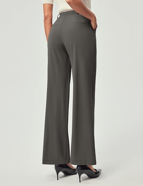 Effortless Halara Elegance Wide-Leg Work Pants™