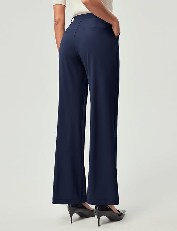Effortless Halara Elegance Wide-Leg Work Pants™