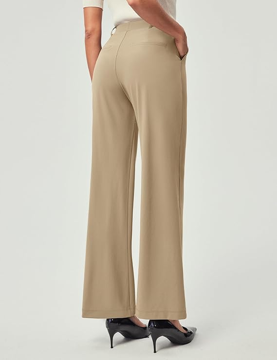 Effortless Halara Elegance Wide-Leg Work Pants™