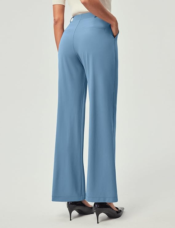 Effortless Halara Elegance Wide-Leg Work Pants™
